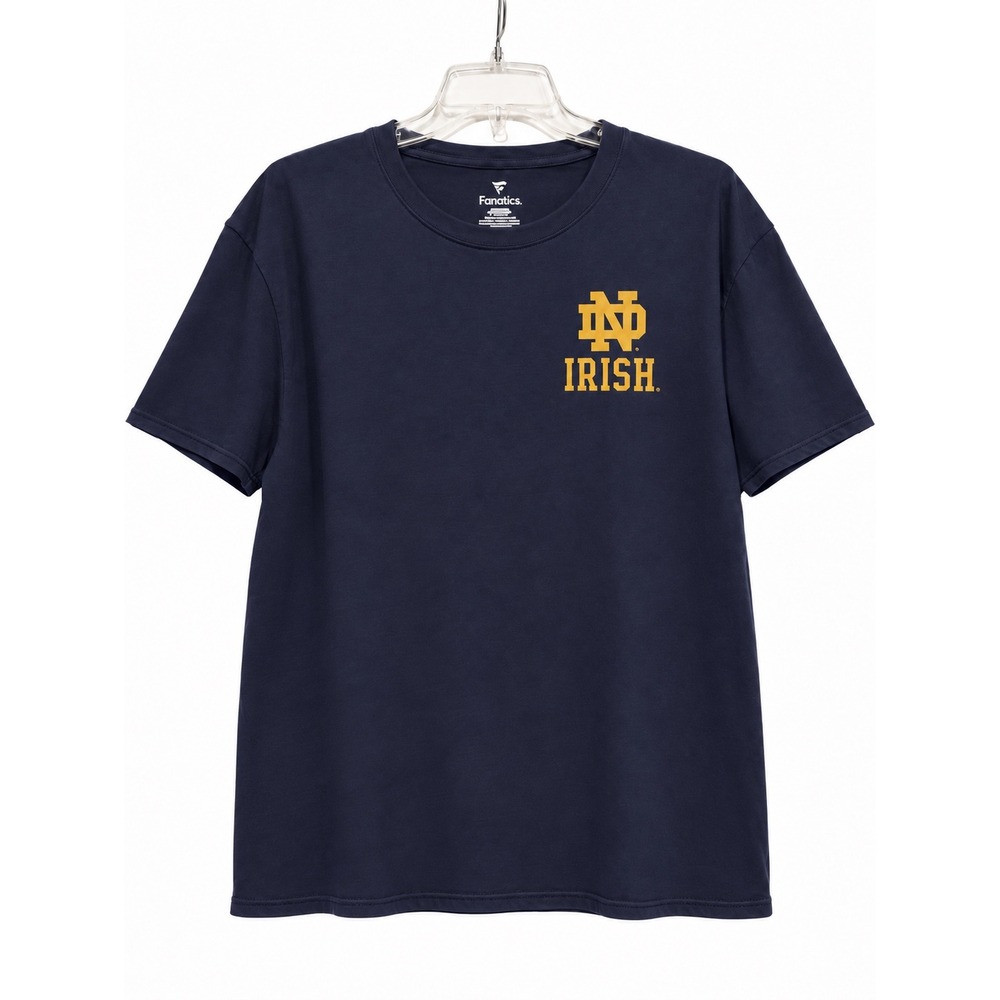 Fanatics Notre Dame Fighting Irish Navy Play Like A Champion Today Shirt Mens XL